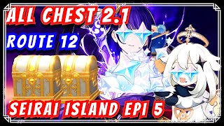 ALL CHEST 21 ROUTE 12  Seirai Island Epi 5  INAZUMA LOCATIONS  GENSHIN IMPACT [upl. by Breskin997]