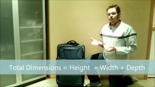 How to Work Out Your Luggage Dimensions [upl. by Warthman541]