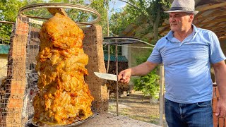 BUILD SPECIAL OVEN TO COOK DELICIOUS CHICKEN DONER IN NATURE AN INCREDIBLE TASTE [upl. by Warring]