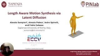 ECCV 24 LengthAware Motion Synthesis via Latent Diffusion [upl. by Leugim]