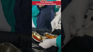 Total Abdominal Hysterectomy procedure by Dr Rakshita Malik  TAH Surgery doctor mbbs neet [upl. by Miarhpe]