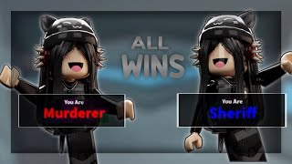 ALL WINS IN MURDER MYSTERY 2 [upl. by Redmer309]