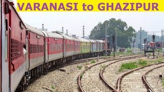 VARANASI to GHAZIPUR  Full Journey  22323 SHABD BHEDI SF EXPRESS [upl. by Arikal]