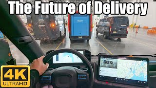 POV First Week Delivering In Amazons Electric Van Rivian EDV [upl. by Balfour]