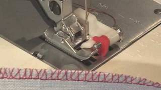 Pfaff Sewing Machine Adjustable Overcast Foot [upl. by Imerej]