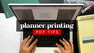 5 PRINTING TIPS amp TRICKS FOR PLANNER INSERTS USING ADOBE READER [upl. by Abran213]