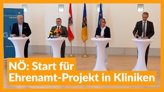 Niederösterreich Start für EhrenamtProjekt in Kliniken [upl. by Icken192]