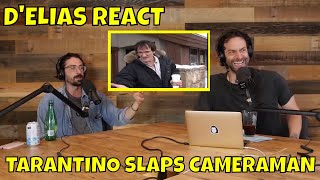 Chris DElia and Matt DElia React to Quentin Tarantino Slapping a Cameraman [upl. by Hardwick]