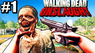 Walking Dead Onslaught VR Is A Brutal Mess [upl. by Arst]