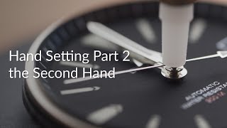 Watch hand installation detailed guide part 2 Second hand setting Challenging [upl. by Ailahtan]