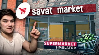 SUPERMARKETGA NOMI BERDIM BIZNES YAXSHI RIVOJLANMOQDA SUPERMARKET SIMULATOR [upl. by Petta]