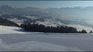 Bolsterlang Ski  Schöne Abfahrt im Allgäuer Bolsterlang Talabfahrt [upl. by Odlawso]