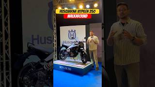 New Husqvarna Vitpilen 250 Walkaround  BikeWale shorts vitpilen250 [upl. by Tera175]