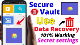 Data Recovery Secure Box applockrecovery delete video and photos in VaultHindi [upl. by Nyroc]