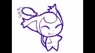 Skitty Nya  Flipnote Hatena [upl. by Nerdna]