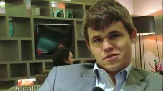 Magnus Carlsen on beating Garry Kasparovs rating record [upl. by Namia872]