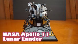 Lego NASA Apollo 11 Lunar Lander  10266  1087 Pieces [upl. by Hsu833]