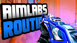 This Is The Best AIMLABS ROUTINE For VALORANT 2024 [upl. by Ybocaj]