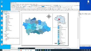 How to make simple attractive Map in ArcGIS [upl. by Eelram787]