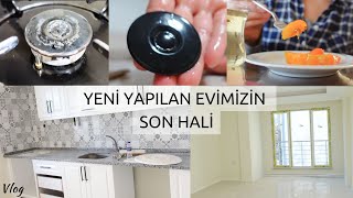 İNŞAATTAKİ EVİN SON HALİ  Teyzemdeyiz Yanık Ocak Gözü Temizliği Tarhana Tostu Akşam Menüsü [upl. by Sandro]