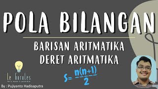 Pola bilangan 3  Barisan Aritmatika dan Deret Aritmatika  Matematika SMP [upl. by Teage817]