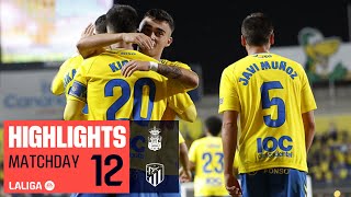 Resumen de UD Las Palmas vs Atlético de Madrid 21 [upl. by Oetam943]