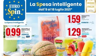 Volantino 🗞EUROSPIN dall8 al 18 luglio 2021 [upl. by Rhea3]