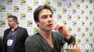 SDCC 2013 Exclusive Interview with Ian Somerhalder on filming The Anomaly [upl. by Zusman710]