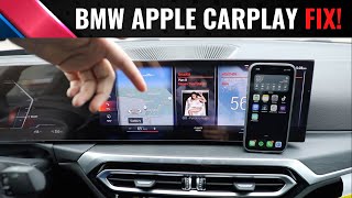 BMW Apple Carplay NOT Working EASY FIX iDRIVE 8  2022 [upl. by Flan]