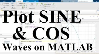 1 HOW TO PLOTGENERATE SINE amp COS waves ON Matlab [upl. by Camey120]