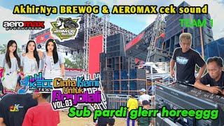 Brewog audio amp aeromax akhirnya cek sound ⁉️ full penonton live DJ TANTI di boyolali [upl. by Aicul]