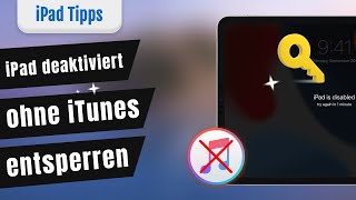 Tutorial iPad deaktiviert ohne iTunes entsperren [upl. by Noryb]