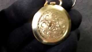 Vintage Swiss Made 2 Tone Antimagnetic GOMA Pendant Watch [upl. by Ennailuj]