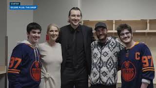 2024 Celine Dion and Sons attend Edmonton Oilers  Las Vegas Golden Knights  February 6 2024 [upl. by Bria]