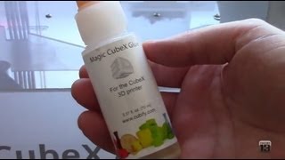 Cubify CubeX Duo  Video 012  Using CubeX Magic Glue [upl. by Aihsoem579]