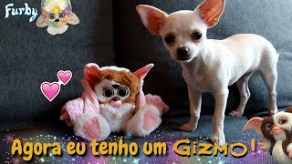 Furby Gizmo Mogwai Review e Consertando o auto falante 📣 [upl. by Clem156]