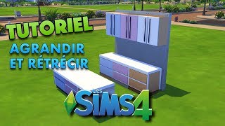 Les Sims 4 PS4  COMMENT AGRANDIRRÉTRÉCIR UN OBJET SUR CONSOLE [upl. by Shepard]