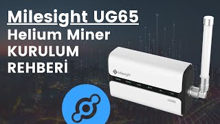 Milesight UG65 Helium Miner Kurulum Rehberi ve Network Ayarları [upl. by Eiznyl]