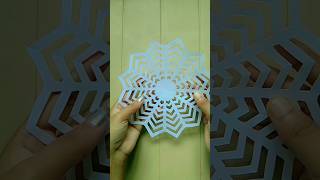 snowflakes diy papersnowflaketutorial [upl. by Yelsnya]