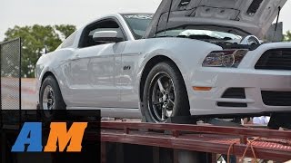 AM2014 AmericanMuscle Car Show Mustang Puts Down 926 Horsepower [upl. by Billie]