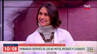 Embarazo después de los 40 Mitos riesgos y cuidados  TVN [upl. by Lexine905]