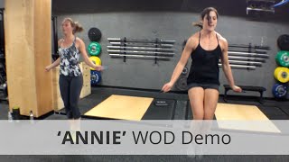 quotANNIEquot CrossFit WOD Demo  533 Rx [upl. by Assenej]