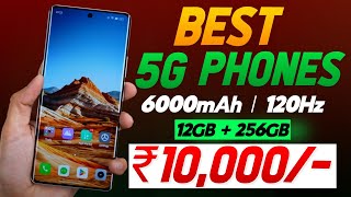 Best 5G phone under 10000 in 2024  6000mAh Battery 6GB  128GB  120Hz Display [upl. by Mehetabel]