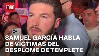 Así reveló Samuel García número víctimas tras desplome de templete en NL  Hora21 [upl. by Eikcuhc423]