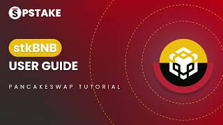 stkBNB Tutorial on Pancakeswap  Tutorials [upl. by Yedok]