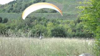 Gleitschirmfliegen an der Bergehalde Ensdorf [upl. by Onifur]