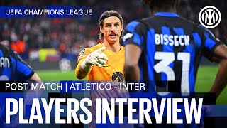 SOMMER AND DE VRIJ  ATLETICO MADRID 21 INTER 32 on penalties  PLAYERS INTERVIEW 🎙️⚫🔵 [upl. by Brunhild926]