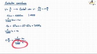 Zusammengesetzte Einheiten umrechnen [upl. by Yelmene]