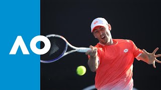 Federico Delbonis v John Millman match highlights 1R  Australian Open 2019 [upl. by Jobe]