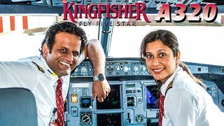 Piloting the KINGFISHER AIRLINES Airbus A320 2008 [upl. by Sneed]